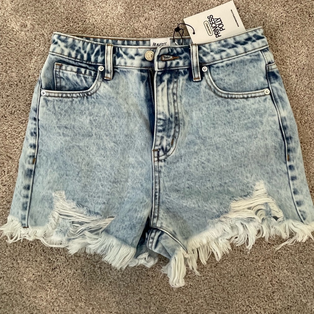 Princess Polly Jean Shorts NWT